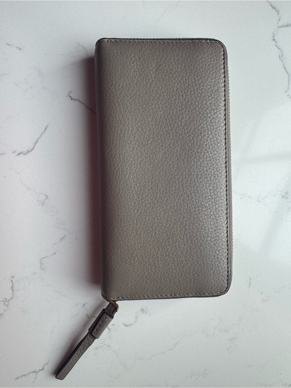 Tory Burch Gray Zip Wallet - Picture 2 of 8